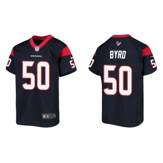 Youth Texans Solomon Byrd Navy Game Jersey