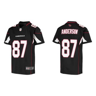 Youth Arizona Cardinals Stephen Anderson Black Game Jersey