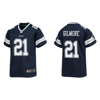 Youth Stephon Gilmore Navy Game Jersey