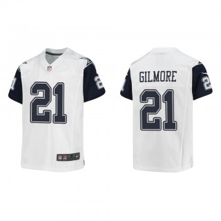 Youth Stephon Gilmore White Alternate Game Jersey