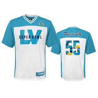 Youth Super Bowl LV White Game Jersey