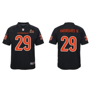 Youth Vernon Hargreaves III Bengals Black Super Bowl LVI Game Fashion Jersey