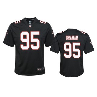 Youth Falcons Ta'Quon Graham Black Throwback Game Jersey