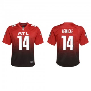 Youth Taylor Heinicke Red Alternate Game Jersey