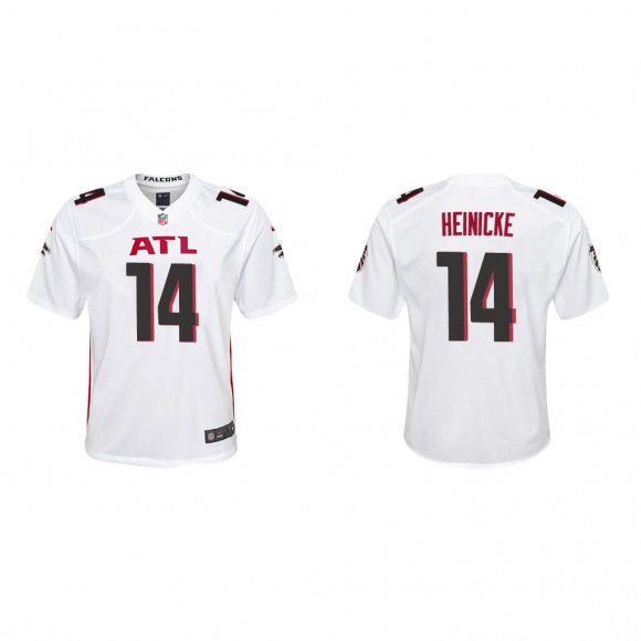 Youth Taylor Heinicke White Game Jersey