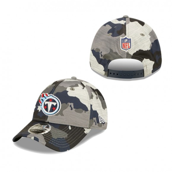 Youth Tennessee Titans Camo 2022 NFL Training Camp Official 9FORTY Adjustable Hat