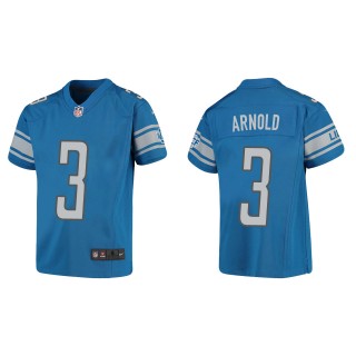 Youth Lions Terrion Arnold Blue Game Jersey