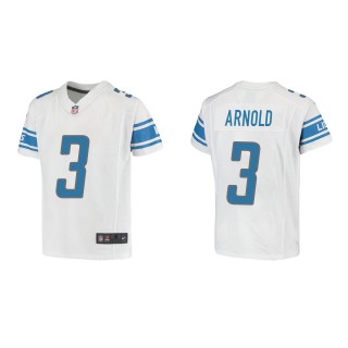 Youth Lions Terrion Arnold White Game Jersey