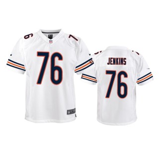 Youth Bears Teven Jenkins White Game Jersey