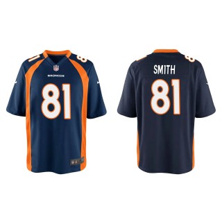 Youth Broncos Tre'quan Smith Navy Game Jersey