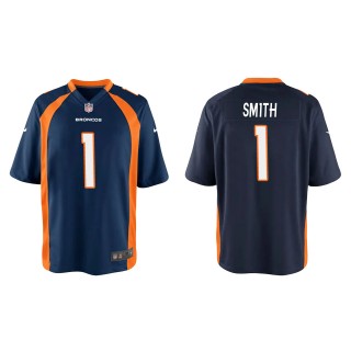 Youth Tremon Smith Denver Broncos Navy Game Jersey