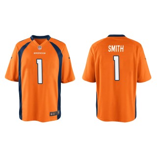 Youth Tremon Smith Denver Broncos Orange Game Jersey
