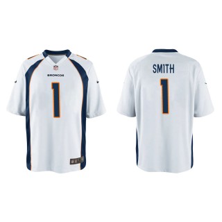 Youth Tremon Smith Denver Broncos White Game Jersey