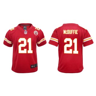 Youth Chiefs Trent McDuffie Red 2022 NFL Draft Game Jersey