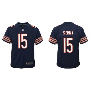 Youth Bears Trevor Siemian Navy Game Jersey