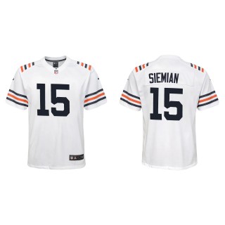 Youth Trevor Siemian Chicago Bears White Alternate Classic Game Jersey