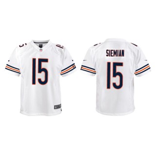 Youth Bears Trevor Siemian White Game Jersey