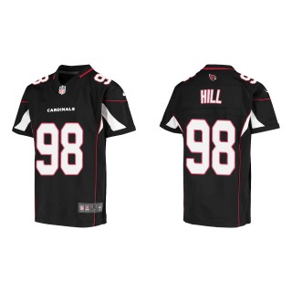 Youth Arizona Cardinals Trysten Hill Black Game Jersey
