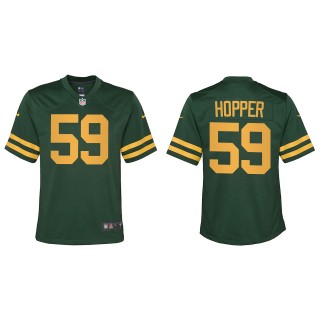 Youth Packers Ty'Ron Hopper Green Alternate Game Jersey