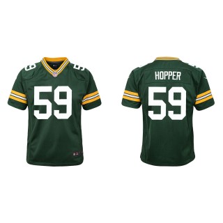 Youth Packers Ty'Ron Hopper Green Game Jersey