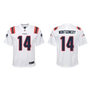 Youth New England Patriots Ty Montgomery White Game Jersey