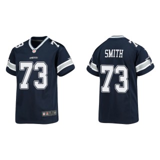 Youth Cowboys Tyler Smith Navy 2022 NFL Draft Game Jersey