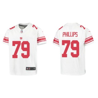 Youth New York Giants Tyre Phillips White Game Jersey