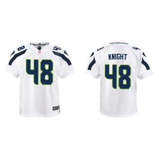 Youth Seahawks Tyrice Knight White Game Jersey