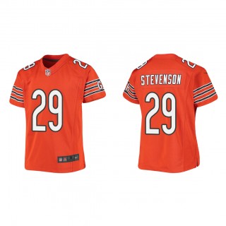 Youth Tyrique Stevenson Orange 2023 NFL Draft Game Jersey