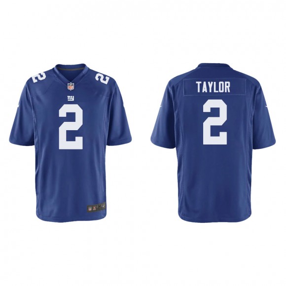 Youth Tyrod Taylor New York Giants Royal Game Jersey