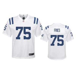 Youth Colts Will Fries White Game Jersey