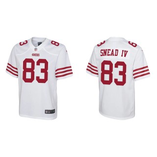 Youth San Francisco 49ers Willie Snead IV White Game Jersey