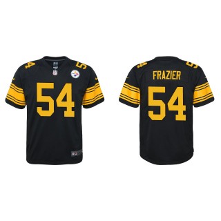 Youth Steelers Zach Frazier Black Alternate Game Jersey