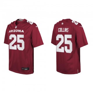 Youth Zaven Collins Cardinal Game Jersey