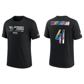 Zach Cunningham Tennessee Titans Black 2022 NFL Crucial Catch Performance T-Shirt