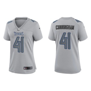 Zach Cunningham Women's Tennessee Titans Gray Atmosphere Fashion Game Jersey
