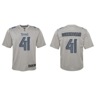 Zach Cunningham Youth Tennessee Titans Gray Atmosphere Game Jersey