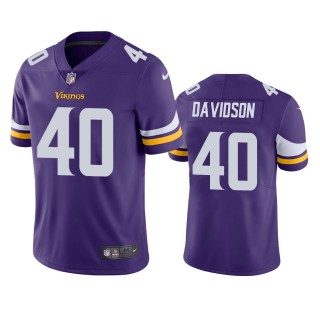 Minnesota Vikings Zach Davidson Purple Vapor Limited Jersey