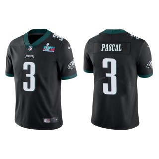 Zach Pascal Men's Philadelphia Eagles Super Bowl LVII Black Vapor Limited Jersey