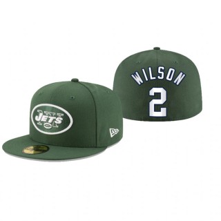 New York Jets Zach Wilson Green Omaha 59FIFTY Fitted Hat