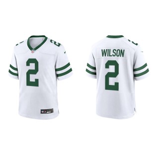 Zach Wilson Youth Jets White Legacy Game Jersey