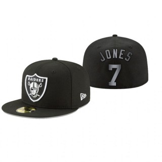 Las Vegas Raiders Zay Jones Black Omaha 59FIFTY Fitted Hat